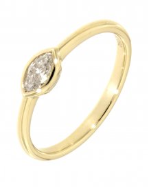 MARQUISE SOLITAIRE DIAMOND RING (TR3274)