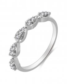 PEAR STYLE DIAMOND BAND (TR3326)