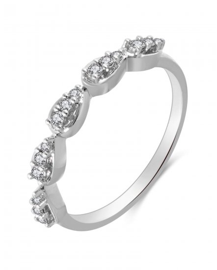 PEAR STYLE DIAMOND BAND (TR3326)