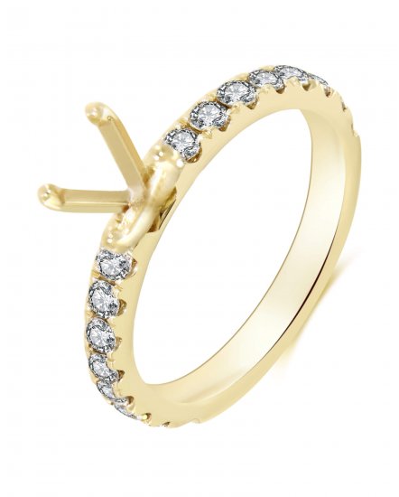 SEMI MOUNT DIAMOND ENGAGEMENT RING (TR3359)