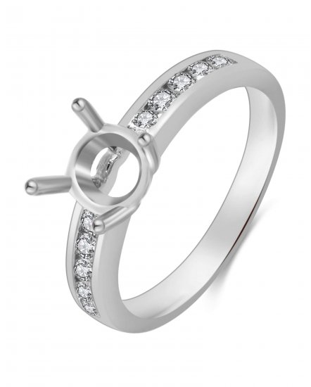 SEMI MOUNT DIAMOND ENGAGEMENT RING (TR3366)