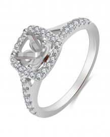 SEMI MOUNT DIAMOND ENGAGEMENT RING (TR3369)