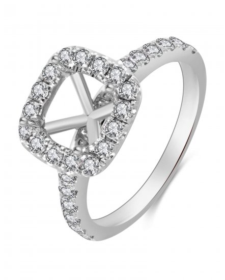 SEMI MOUNT DIAMOND ENGAGEMENT RING (TR3371)