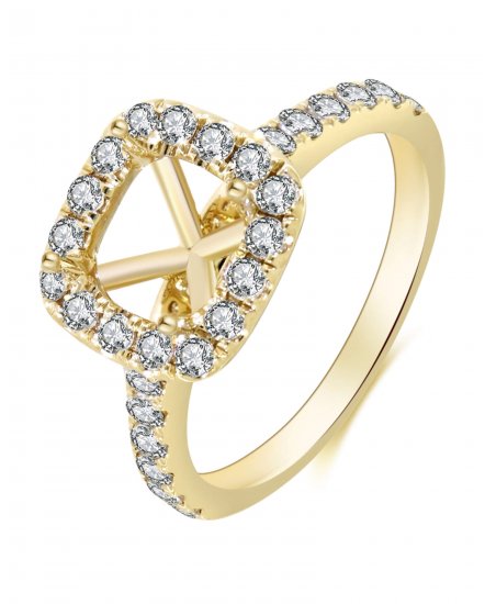 SEMI MOUNT DIAMOND ENGAGEMENT RING (TR3371)