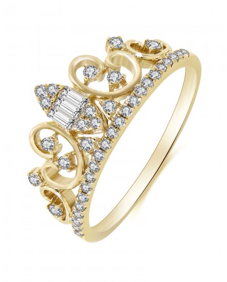 CROWN DIAMOND RING (TR3374)