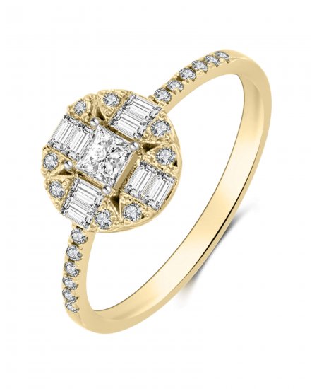 BAGUETTE DIAMOND RING (TR3376)
