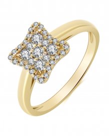 SQUARE DIAMOND RING (TR3384)