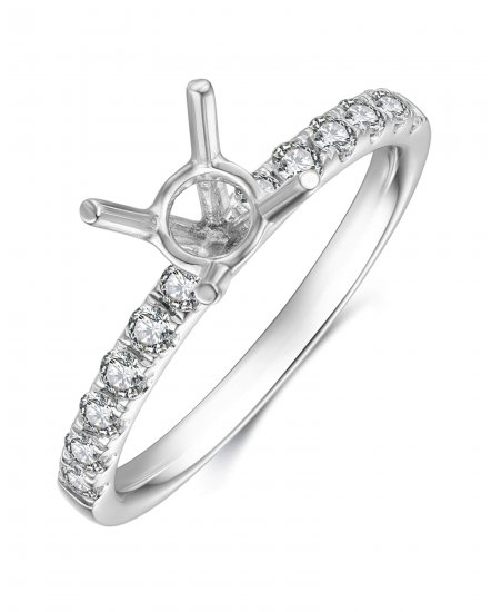SEMI MOUNT DIAMOND ENGAGEMENT RING (TR3404)