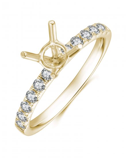 SEMI MOUNT DIAMOND ENGAGEMENT RING (TR3404)