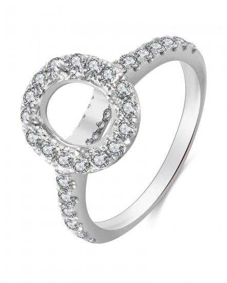 SEMI MOUNT DIAMOND ENGAGEMENT RING (TR3405)