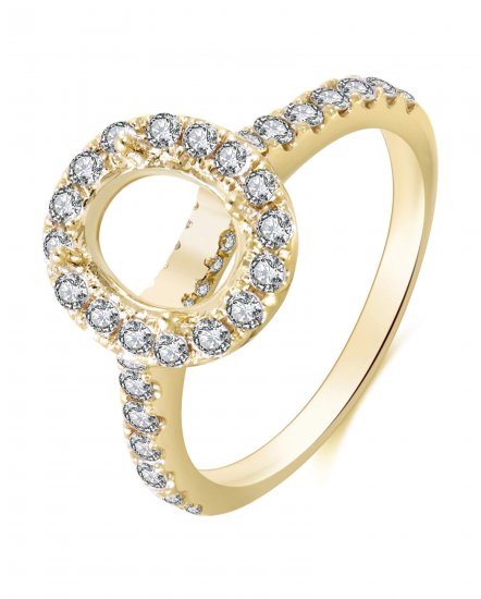 SEMI MOUNT DIAMOND ENGAGEMENT RING (TR3405)