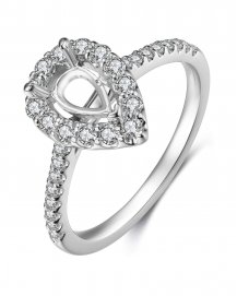 SEMI MOUNT DIAMOND ENGAGEMENT RING (TR3406)
