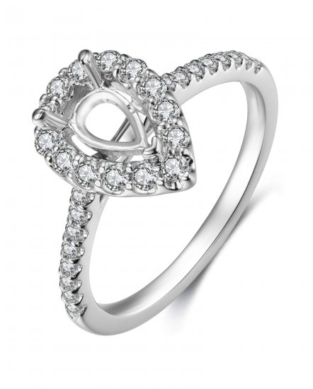 SEMI MOUNT DIAMOND ENGAGEMENT RING (TR3406)