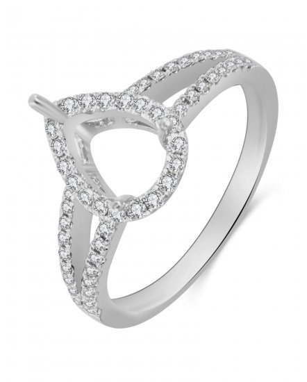 SEMI MOUNT DIAMOND ENGAGEMENT RING (TR3407)