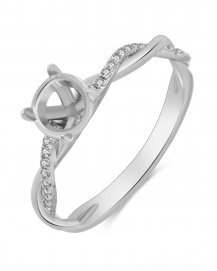 SEMI MOUNT DIAMOND ENGAGEMENT RING (TR3414A)