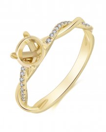 SEMI MOUNT DIAMOND ENGAGEMENT RING (TR3414A)