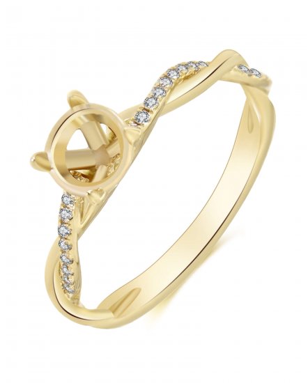 SEMI MOUNT DIAMOND ENGAGEMENT RING (TR3414A)