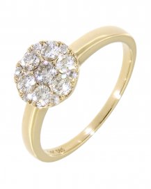 CLUSTER DIAMOND RING (TR3420)