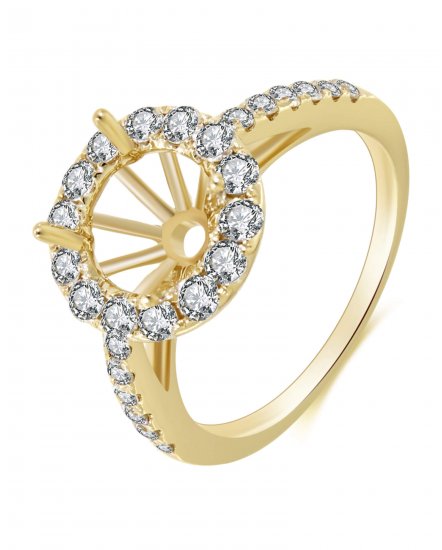 SEMI MOUNT DIAMOND ENGAGEMENT RING (TR3421)