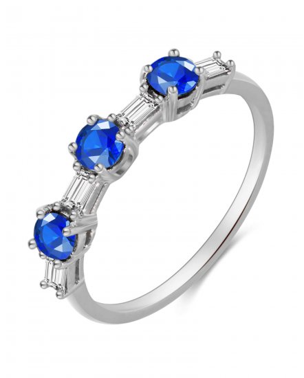 SAPPHIRE DIAMOND BAND (TR3463)