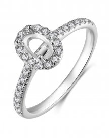 SEMI MOUNT DIAMOND ENGAGEMENT RING (TR3523)