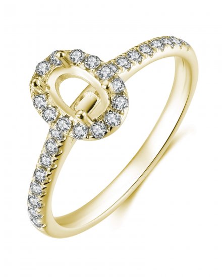 SEMI MOUNT DIAMOND ENGAGEMENT RING (TR3523)