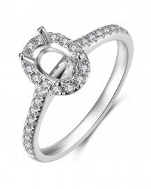 SEMI MOUNT DIAMOND ENGAGEMENT RING (TR3524)