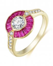 RUBY DIAMOND RING (TR3553)