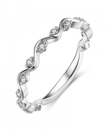 WAVY DIAMOND BAND (TR3576)