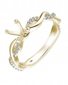 SEMI MOUNT DIAMOND  ENGAGEMENT RING (TR3580)