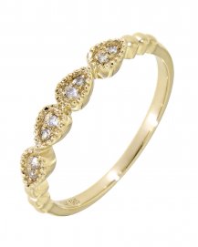 PEAR STYLE DIAMOND BAND (TR3600)