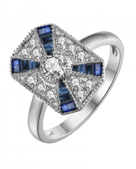 EMERALD DIAMOND RING (TR3768)