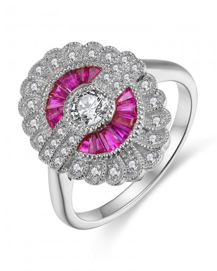 RUBY DIAMOND RING (TR3783)
