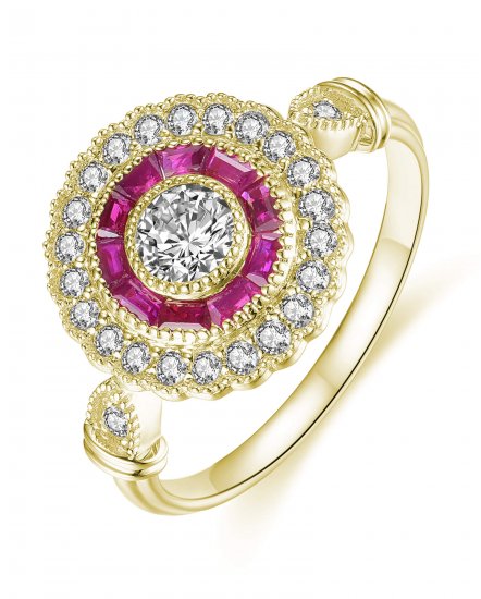 RUBY DIAMOND RING (TR3820)