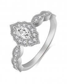 MARQUISE DIAMOND ENGAGEMENT RING (TR3837)