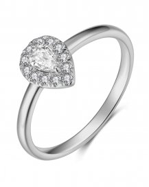 PEAR DIAMOND ENGAGEMENT RING (TR3838)
