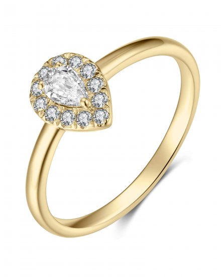 PEAR DIAMOND ENGAGEMENT RING (TR3838)