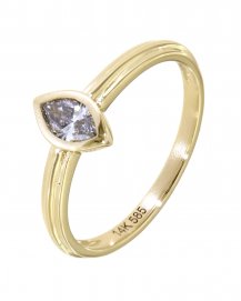 MARQUISE SOLITAIRE DIAMOND RING (TR3839)