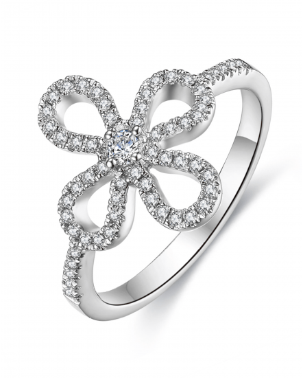 CLOVER STYLE DIAMOND RING (TR3888)