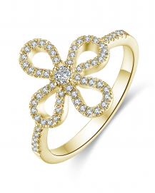 CLOVER STYLE DIAMOND RING (TR3888)