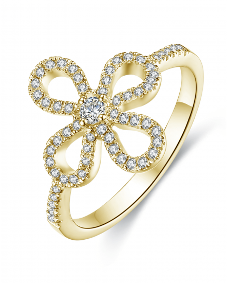 CLOVER STYLE DIAMOND RING (TR3888)