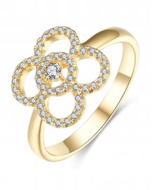CLOVER STYLE DIAMOND RING (TR3889)