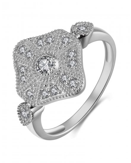 SQUARE DIAMOND RING (TR3905)