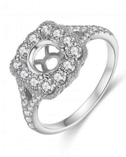 SEMI MOUNT DIAMOND ENGAGEMENT RING (TR3948)