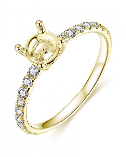 SEMI MOUNT DIAMOND ENGAGEMENT RING (TR3951)