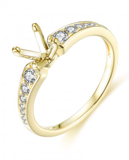 SEMI MOUNT DIAMOND ENGAGEMENT RING (TR3954)