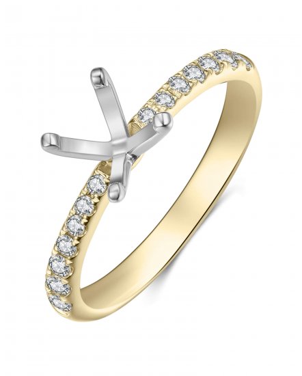 SEMI MOUNT DIAMOND ENGAGEMENT RING (TR3977)