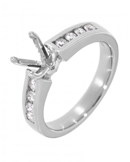 SEMI MOUNT DIAMOND ENGAGEMENT RING (TR397A)