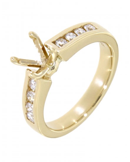 SEMI MOUNT DIAMOND ENGAGEMENT RING (TR397A)