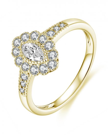 MARQUISE DIAMOND ENGAGEMENT RING (TR4061)